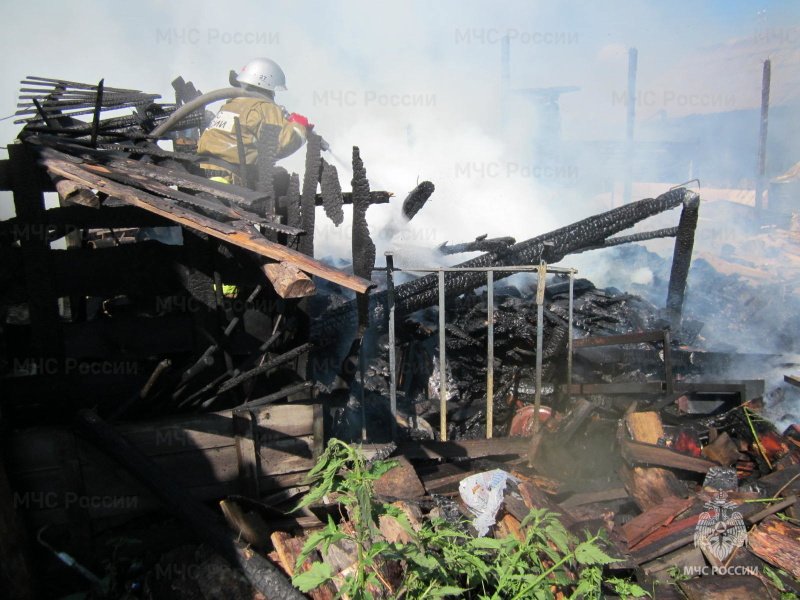 Реагирование подразделений пожарной охраны на пожар в Половинском муниципальном округе (итог)