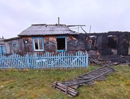 В Половинском районе следователями устанавливаются обстоятельства гибели человека в результате пожара